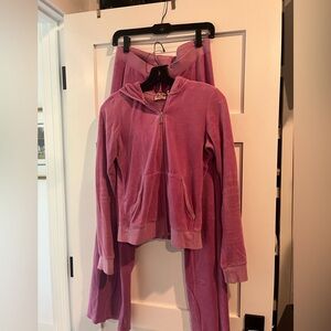 Juicy Couture Tracksuit, Pants size S & Hoodie size M